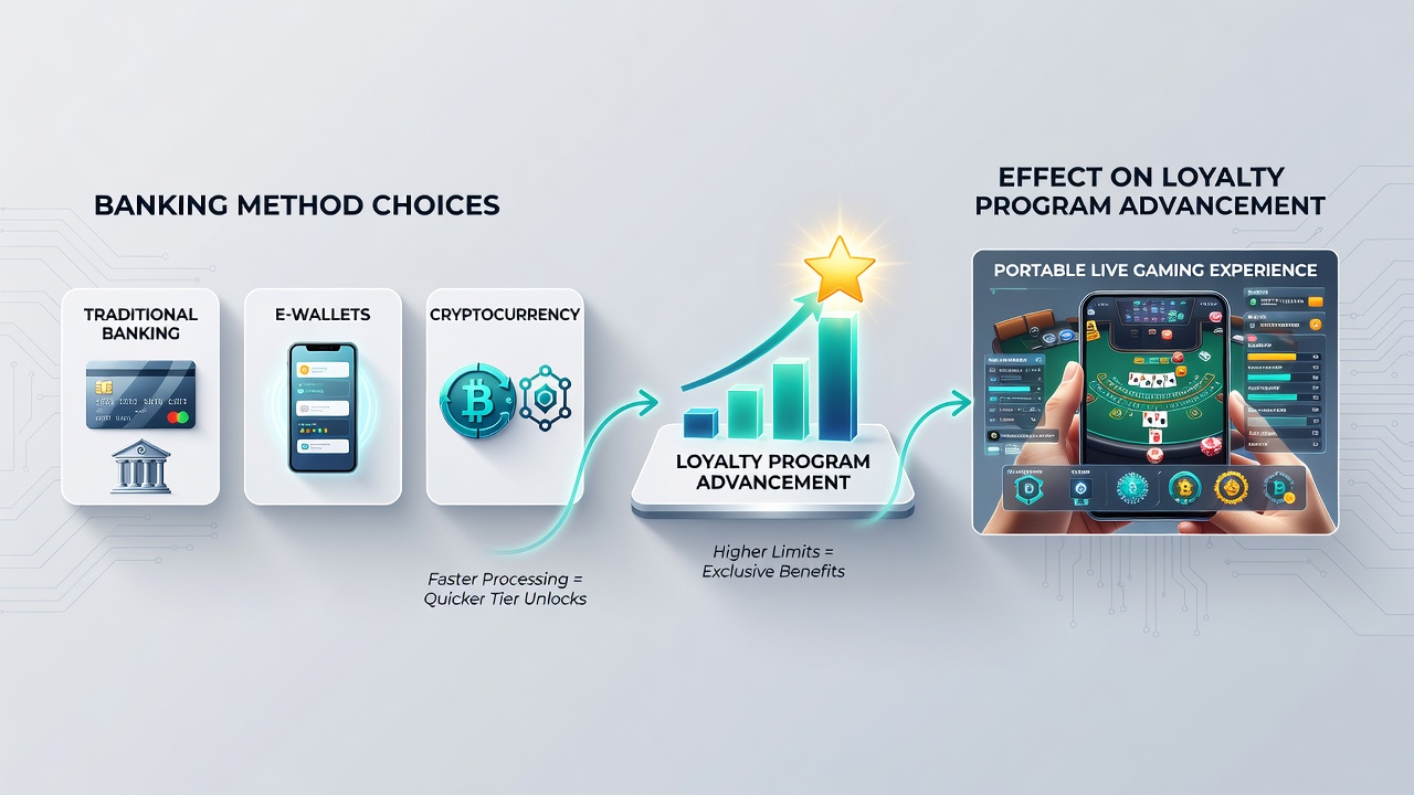 Loyalty tier progression charts overlaid on live roulette mobile gameplay interfaces