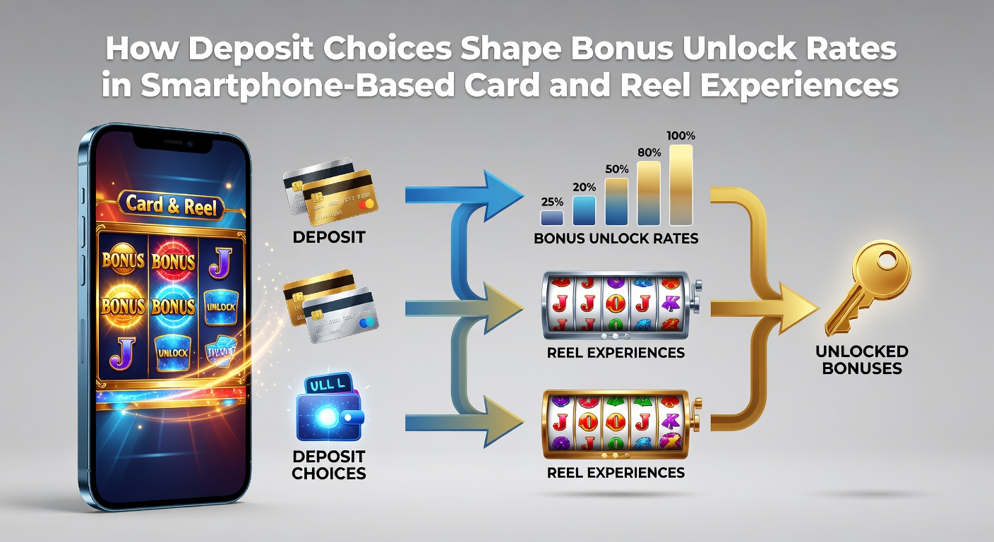 Smartphone screen showing card and reel games with deposit options overlaid in a mobile casino interface